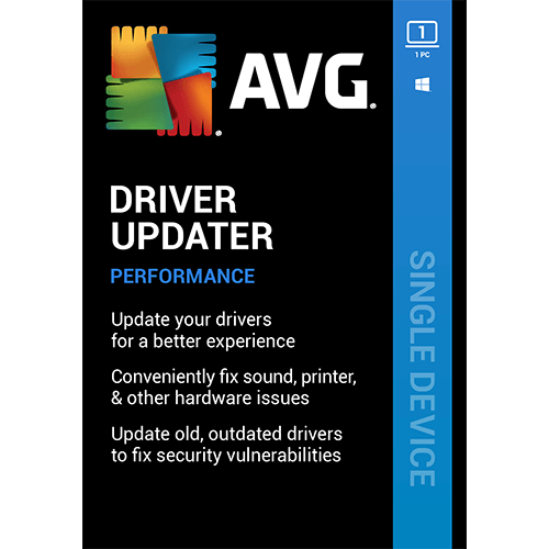 AVG Driver Updater 1 PC 1 Year